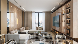 RIGHT ON THE DUBAI CANAL | 3 MINS to BURJ KHALIFA