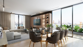 RIGHT ON THE DUBAI CANAL | 3 MINS to BURJ KHALIFA