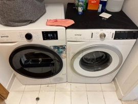 Gorenje 9 Kg Washing Machine and Dryer-2 separate