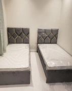 Brand New Velvet Fabric Single Bed